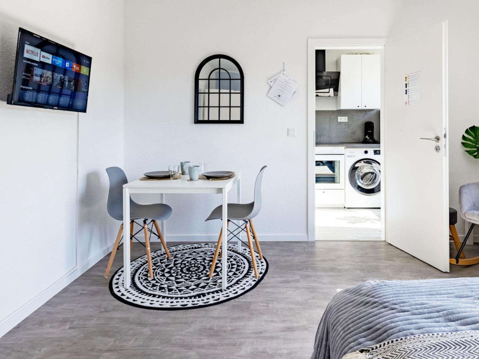 Vaz Apartments E01 Kueche, Tv, Netflix, Ca 15 Min Messe U Hbf Essen Exteriör bild