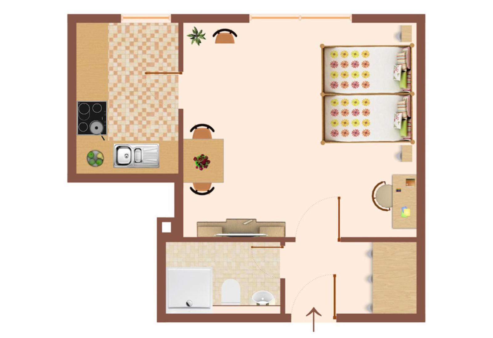 Vaz Apartments E01 Kueche, Tv, Netflix, Ca 15 Min Messe U Hbf Essen Exteriör bild